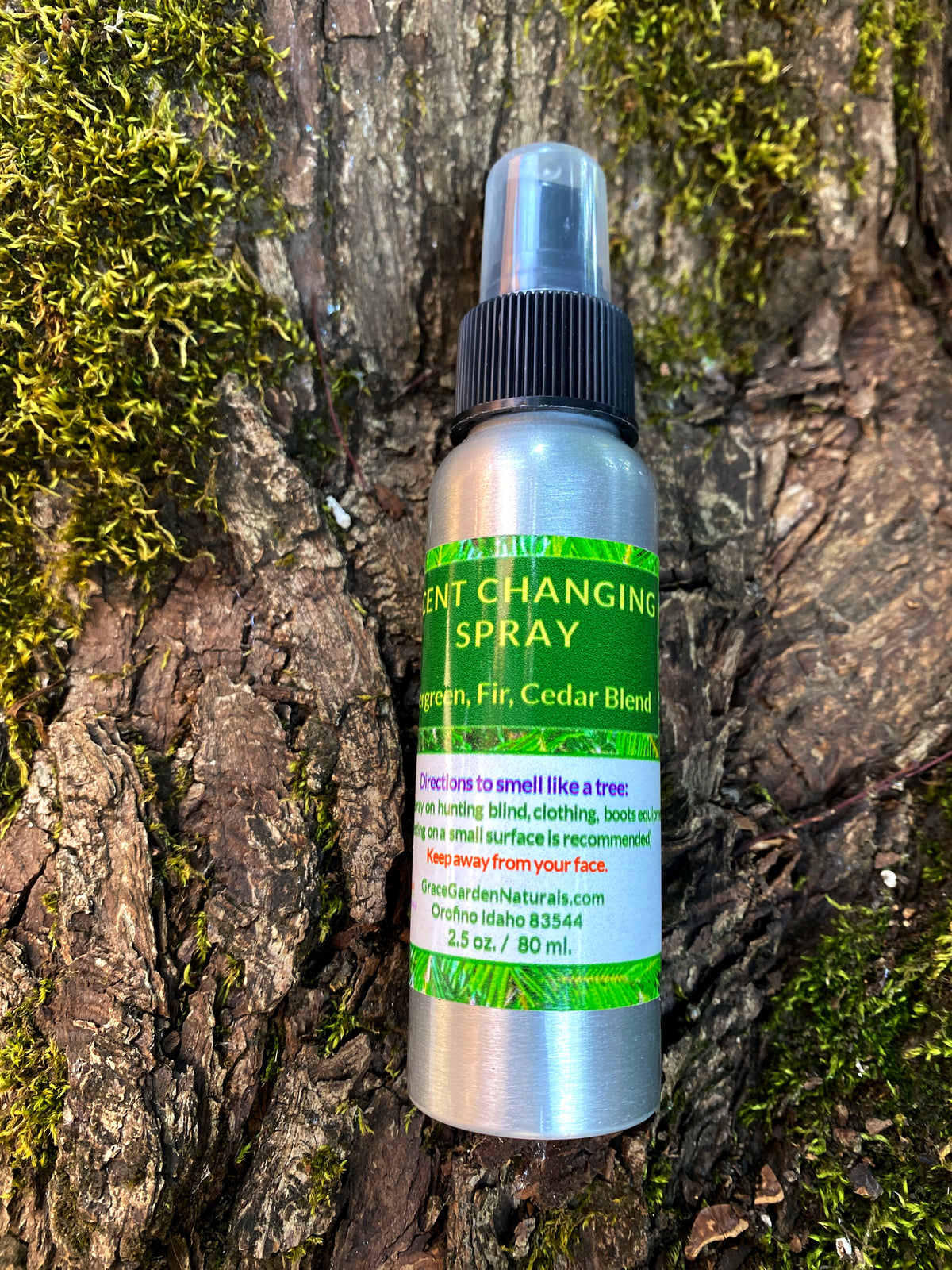 HUNTERS: Scent Changing Spray: Natural, with Real Plant Oils and Ingredients