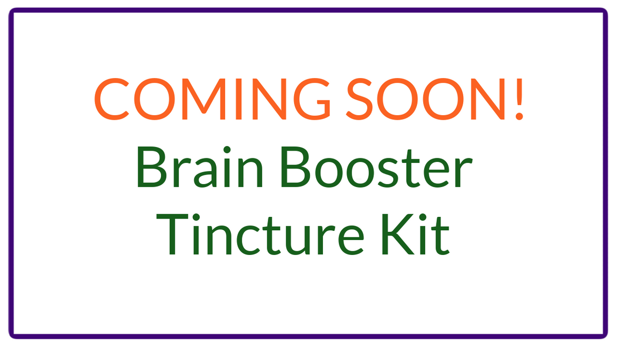 Brain Booster Tincture Kit