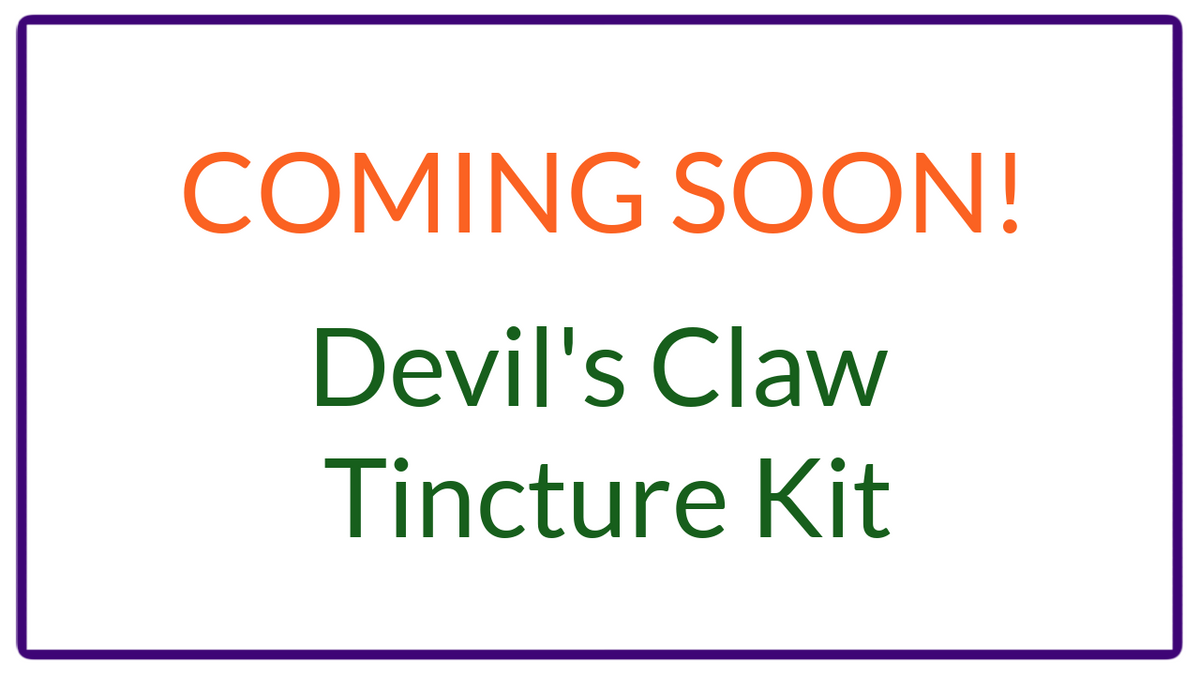 Devil's Claw Tincture Kit