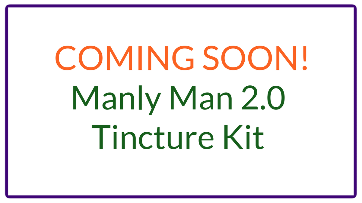 Manly Man 2.0 Tincture Kit