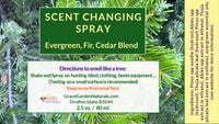 HUNTERS: Scent Changing Spray: Natural, with Real Plant Oils and Ingredients